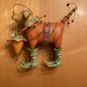Patience Brewster Christmas Krinkles Labrador Dog Ornament Dept 56